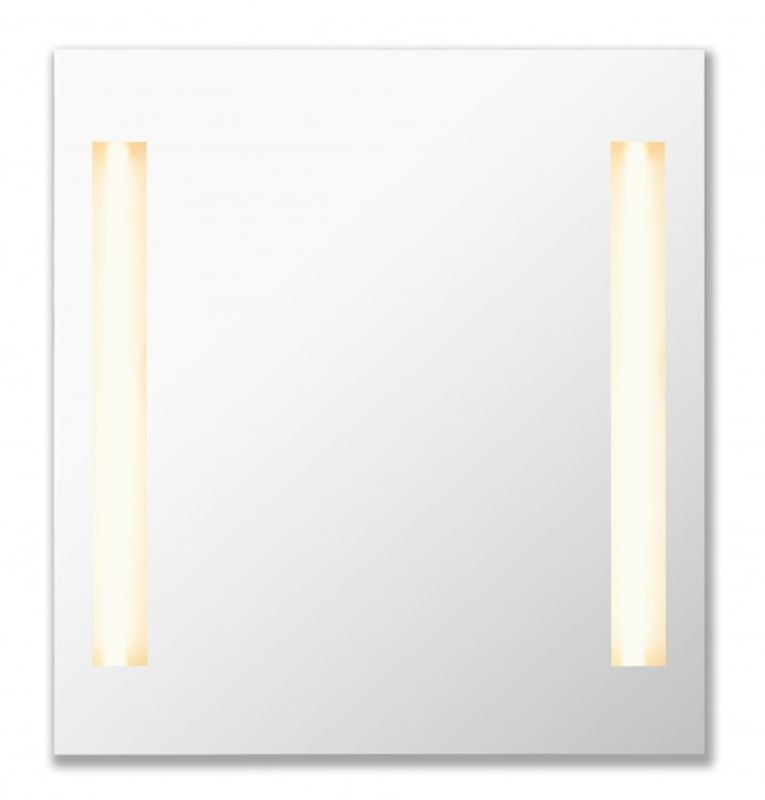 Speil m/ led lys og stikk/underlys